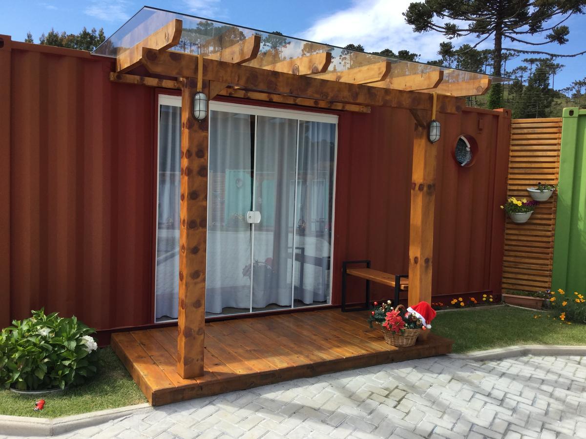 Villa Dos Ventos Hospedagem Container Bom Jardim da Serra Eksteriør billede